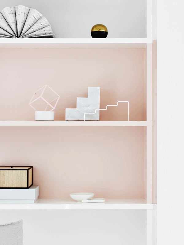 Du rose blush dans ma déco || Caroline Street House Project - Fiona Lynch architecte