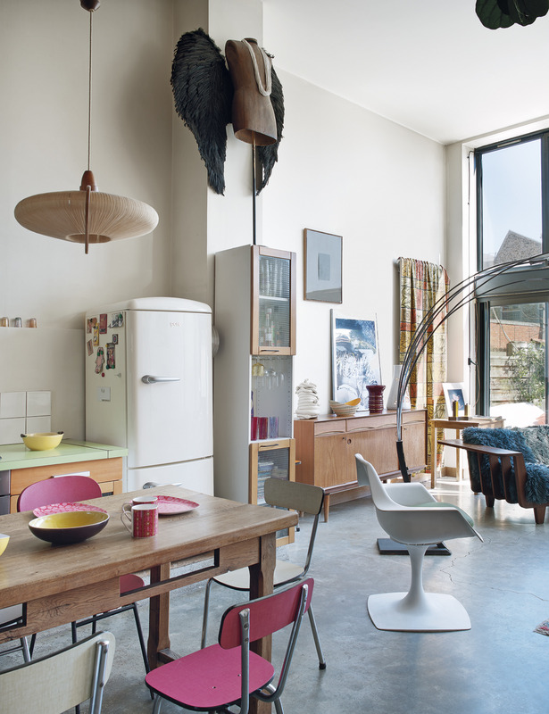 Le loft boho chic de Corine Abitbol à Montreuil