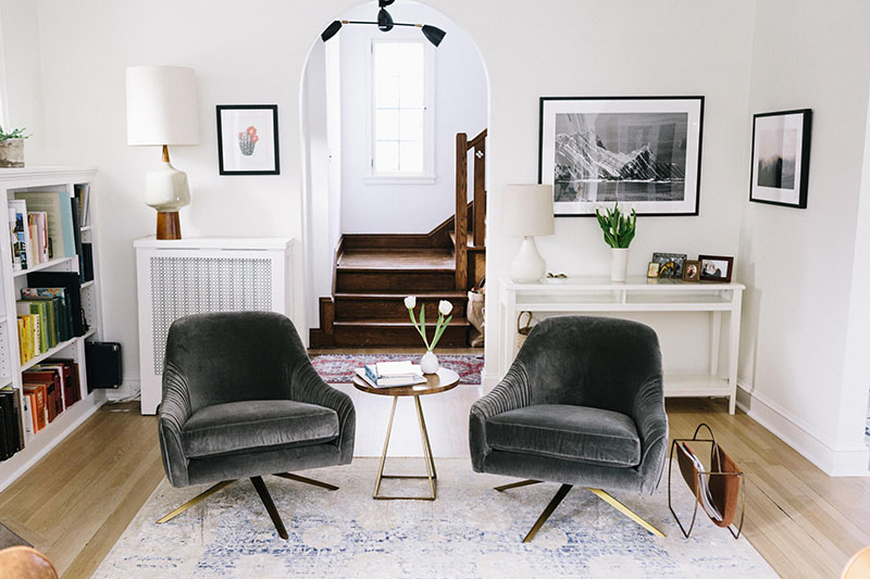 L'intérieur à l'élégance rétro chic de Kate Arends