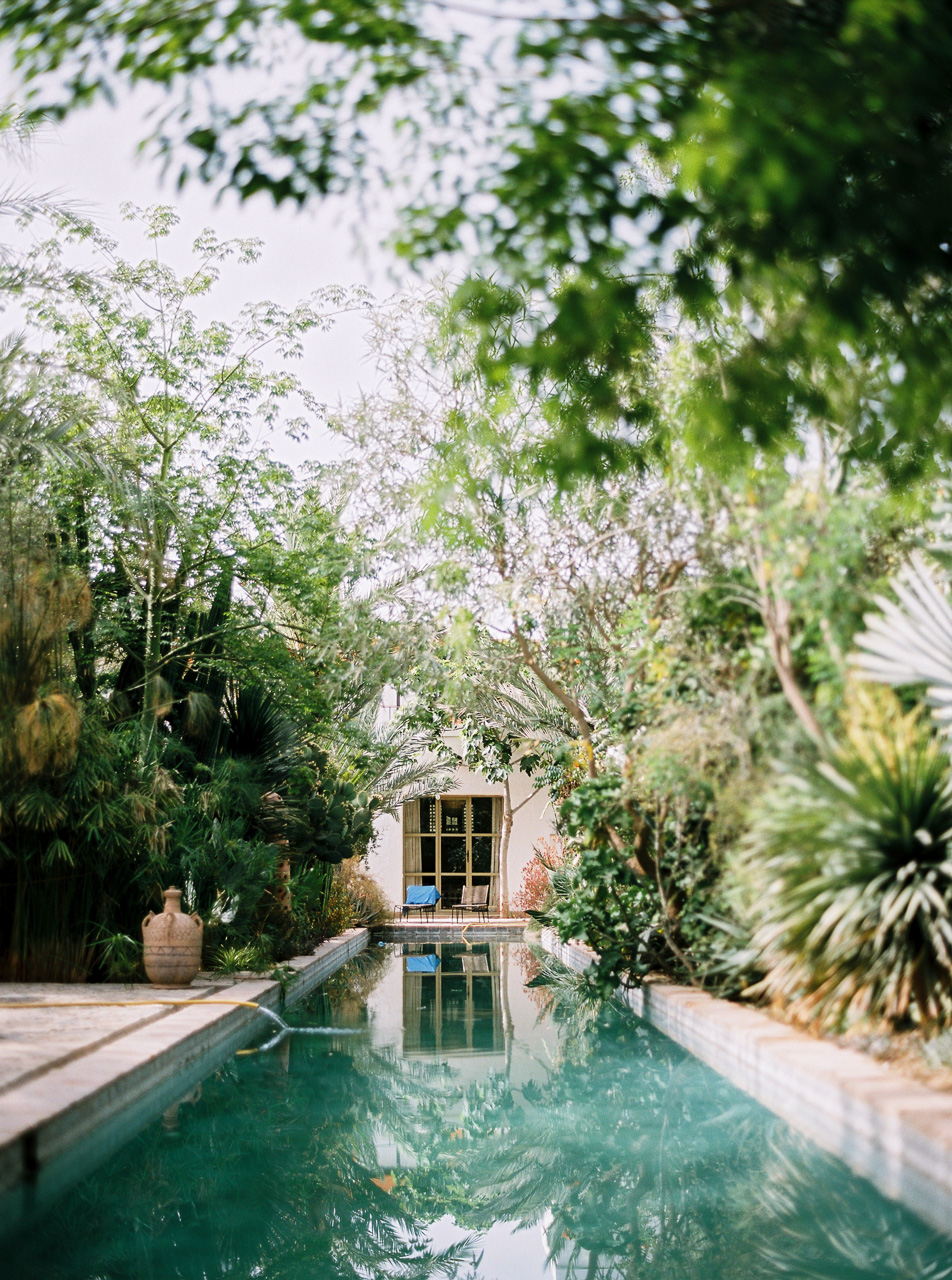 Autour de la piscine - La piscine de l'hôtel Dar al Hossoun à Taroudant