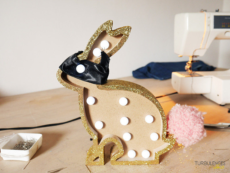 DIY Customiser une lampe Lapin - Turbulences Déco