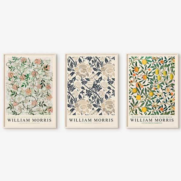 Set de 3 affiches botaniques, William Morris - Phone Case Concept sur Etsy