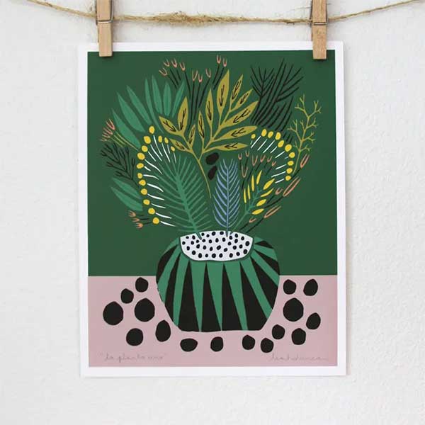 Illustration botanique, La Planta Uno Print - Leah Duncan sur Etsy