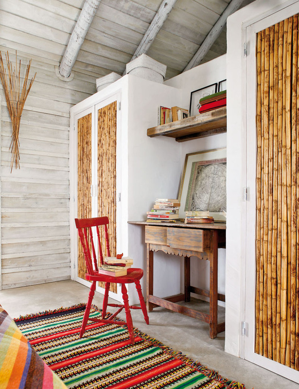 La maison de Pequenina Rodrigues à Comporta : façon cabanon de pêcheur bohème