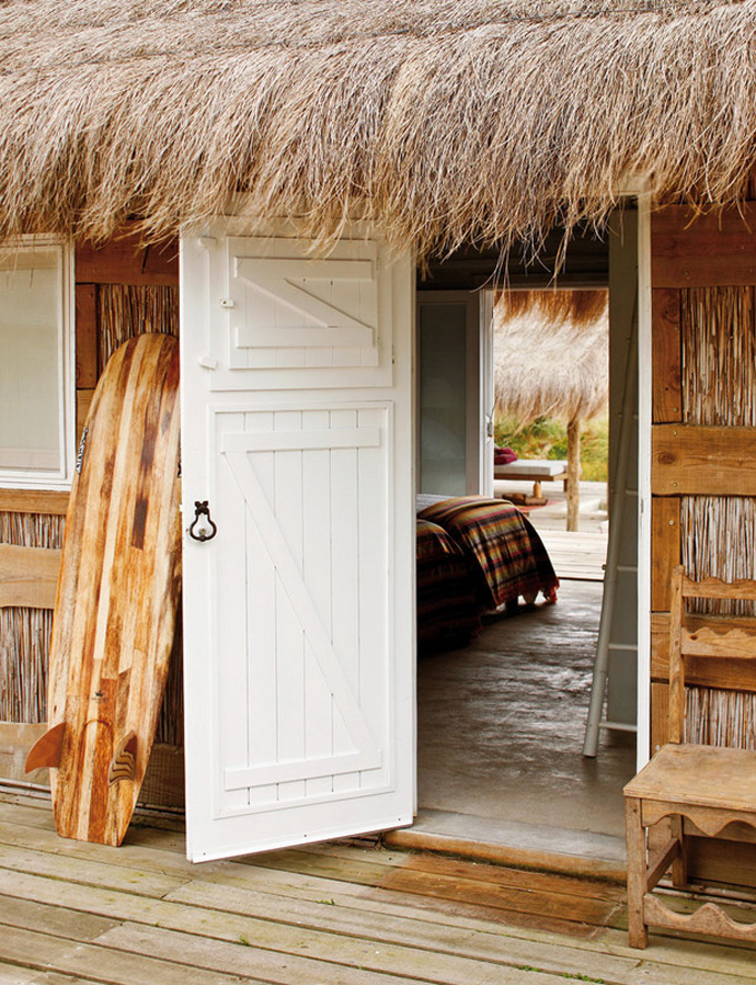 La maison de Pequenina Rodrigues à Comporta : façon cabanon de pêcheur bohème