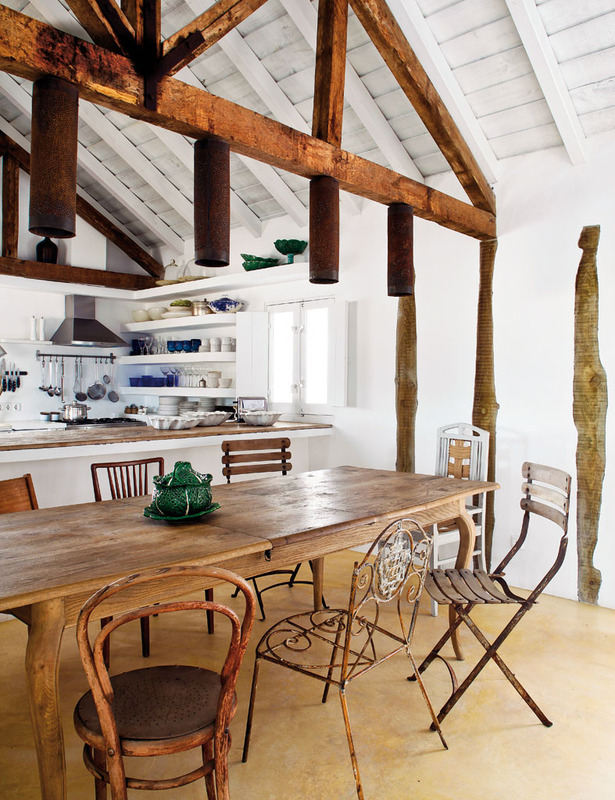 La maison de Pequenina Rodrigues à Comporta : façon cabanon de pêcheur bohème