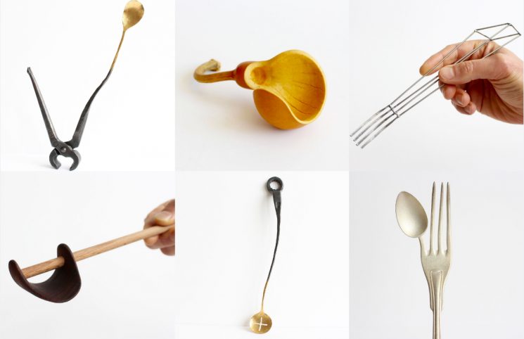 Couverts expérimentaux en vente sur le concept store Jouw