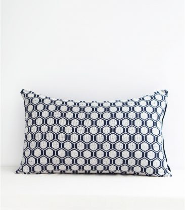 Coussin indien bleu indigo 40x65 cm - Jamini design - Collection AW 2016