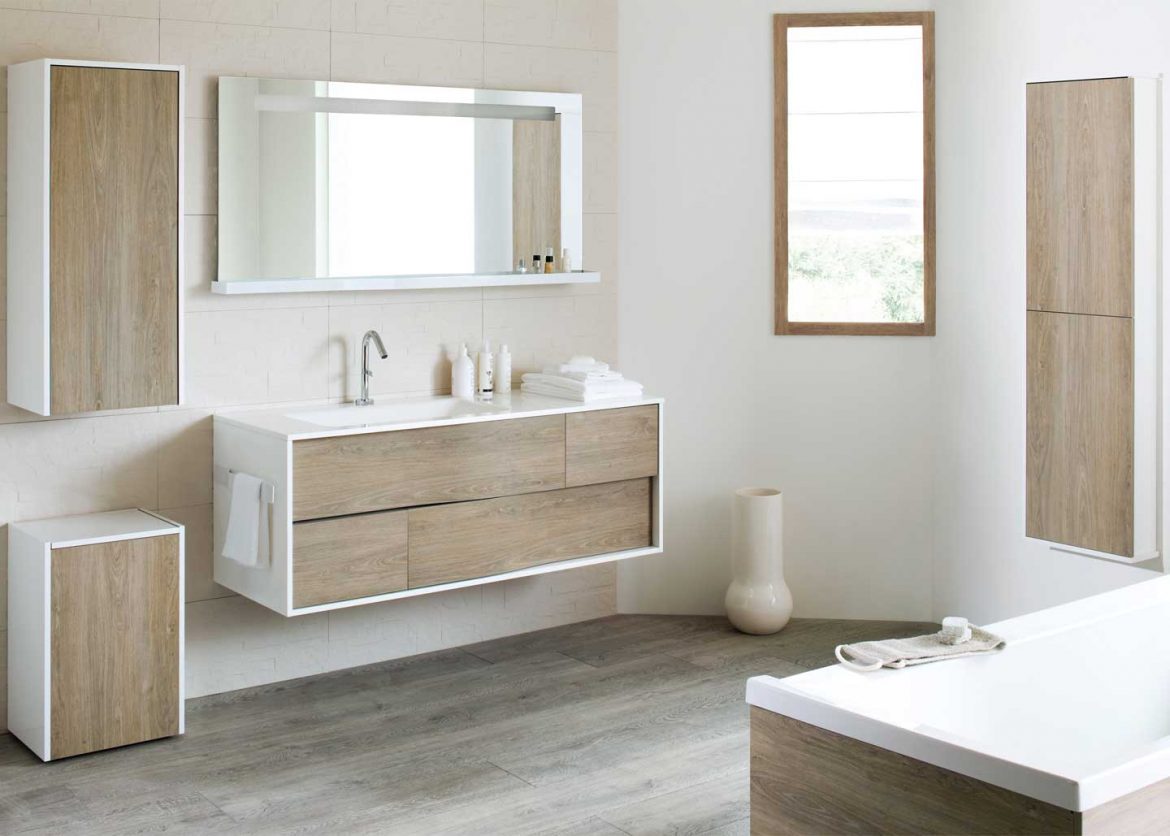 Pour une salle de bains scandinave monochrome - Turbulences Déco