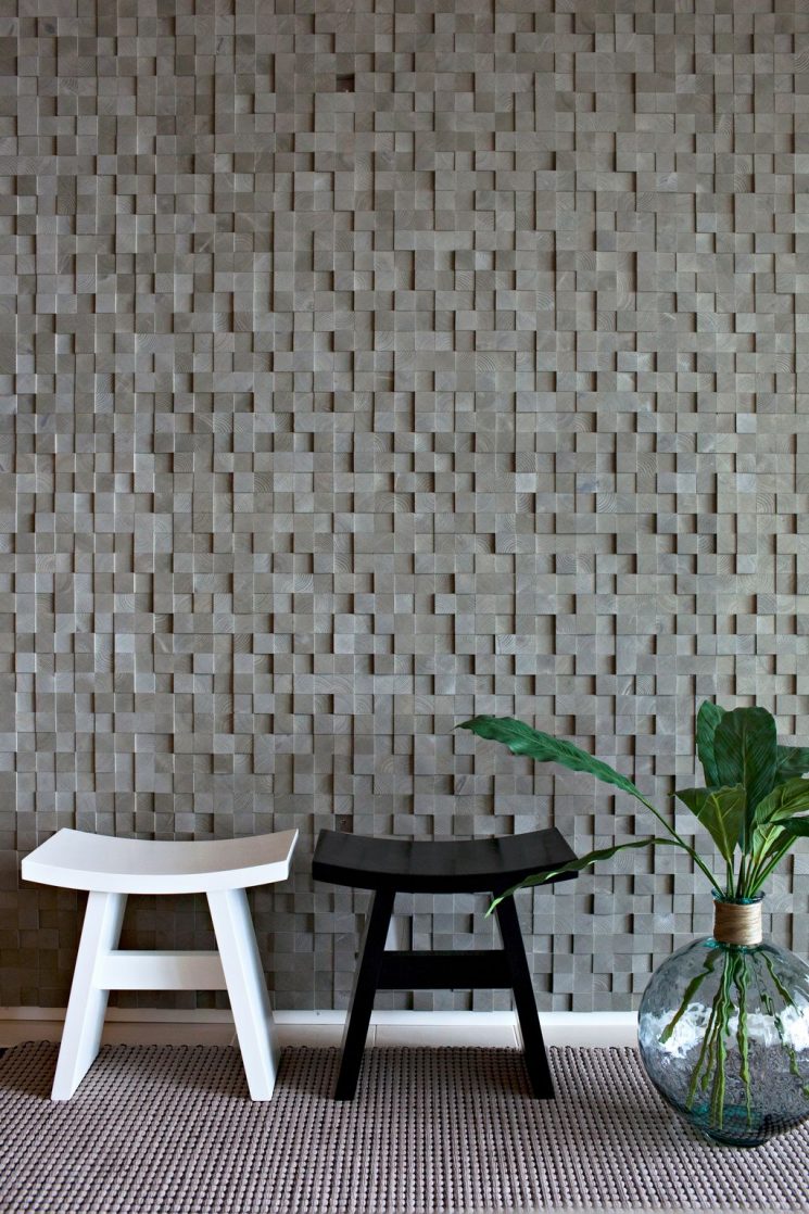 Habiller ses murs de bois | Mur en bois façon "écailles de tortue" ou "jeu de dés" Habiller ses murs de bois | Mur en bois façon "écailles de tortue" ou "jeu de dés"