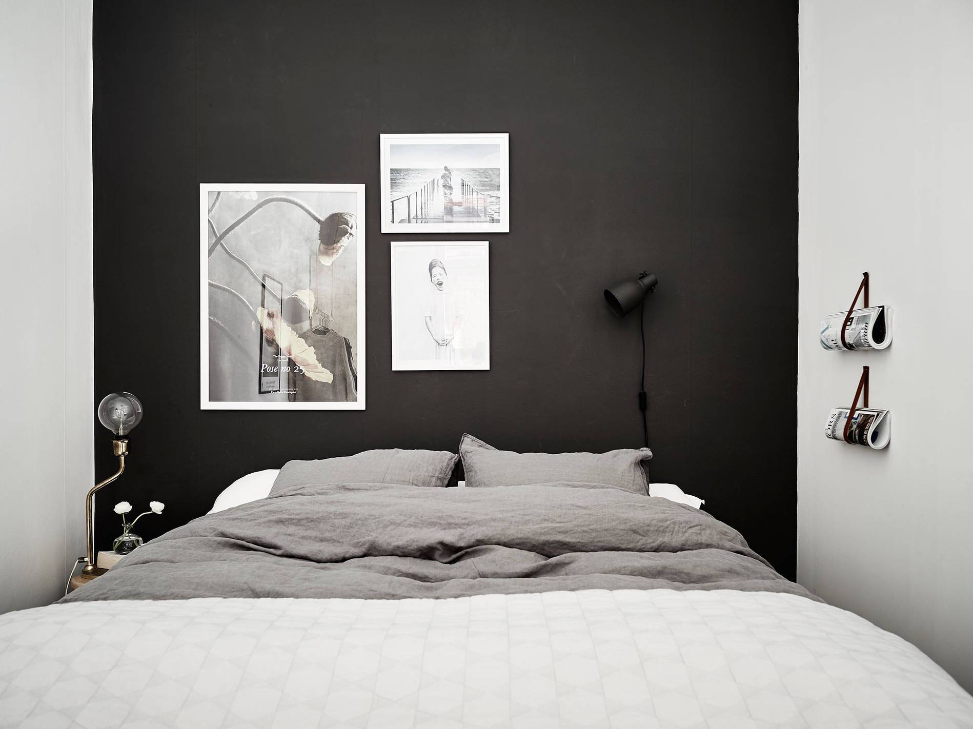 Opter pour un mur de couleur en déco | Un mur noir Opter pour un mur de couleur en déco | Un mur noir
