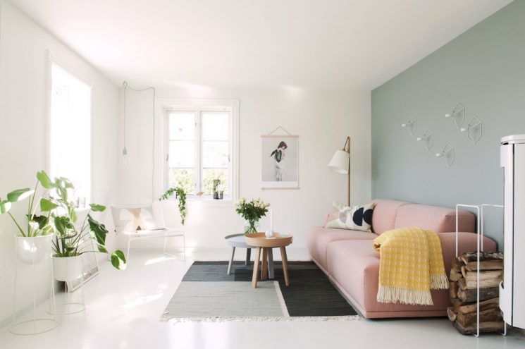 Opter pour un mur de couleur en déco | Un mur vert pastel Opter pour un mur de couleur en déco | Un mur vert pastel