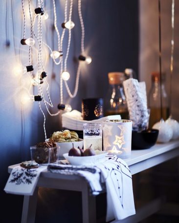 Ikea - Catalogue de Noël 2016 | Idée de lumières de Noël