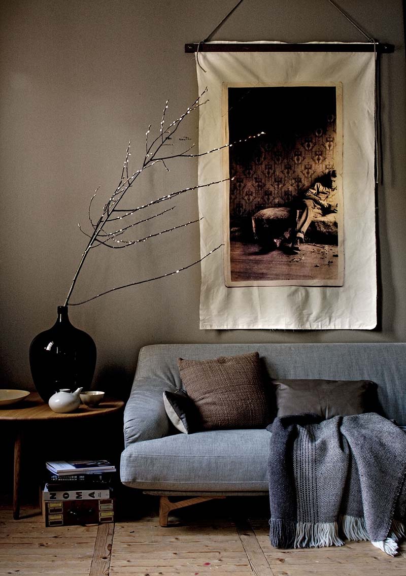 Ambiance d'automne pour ce décor d'inspiration wabi sabi