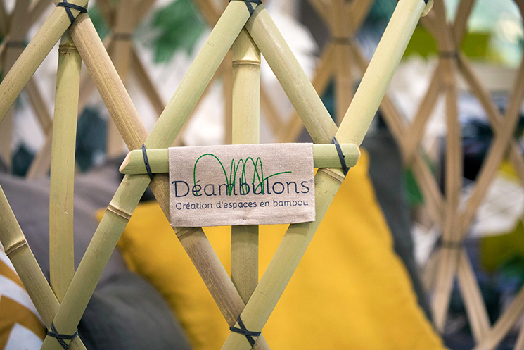 Déambulons, des structures cocon en bambou Déambulons, des structures cocon en bambou