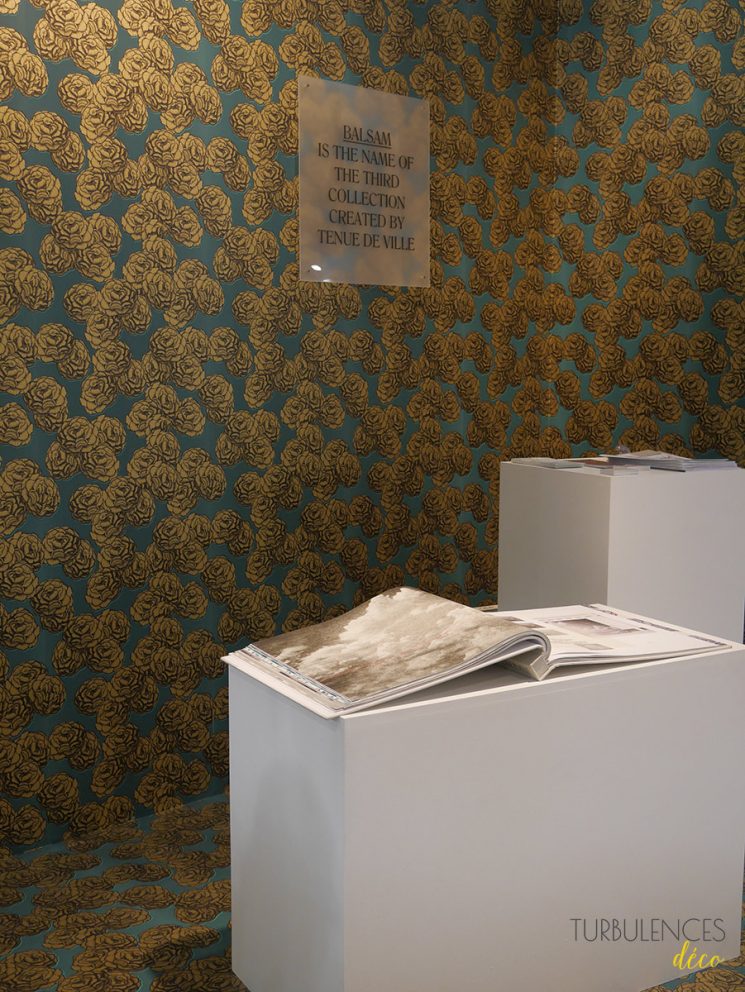 Stand de Tenue de ville, édition de papier-peint à Maison et Objet janvier 2017