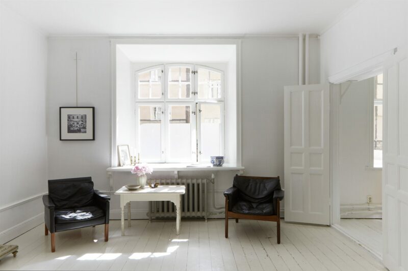 Un appartement blanc immaculé à Stockholm via Fantastic Frank