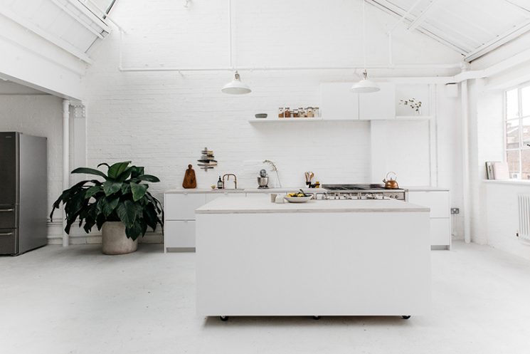 Studio 8A par Rye London | Une cuisine ultra blanche