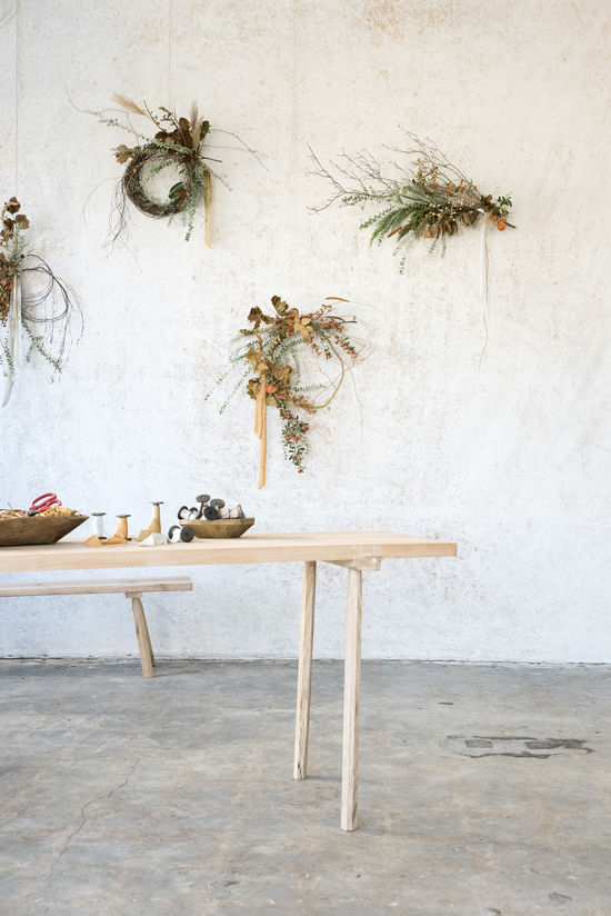 Décorez avec des bouquets de fleurs séchés | Atelier de Couronnes par Design Lovefest