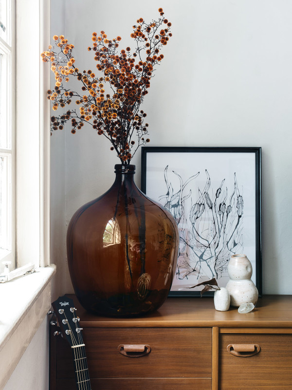 Décorez avec des bouquets de fleurs séchés | Nicolette Johnson et Tom Dawson intérieur