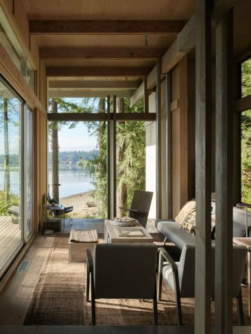 Une cabane au fond des bois près d'un lac... | Olson Kundig architects - Olson cabin