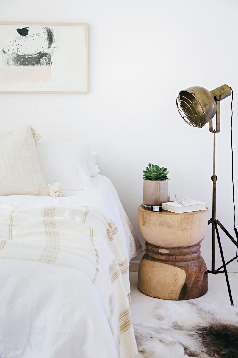 Adopter la fouta en décoration, en jeté de lit pour une ambiance scandinave ethnique minimaliste slow