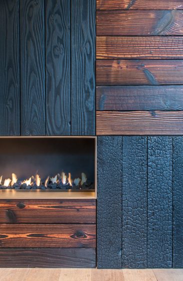 La technique du bois brûlé ou Shou Sugi Ban || Zwarthout showroom