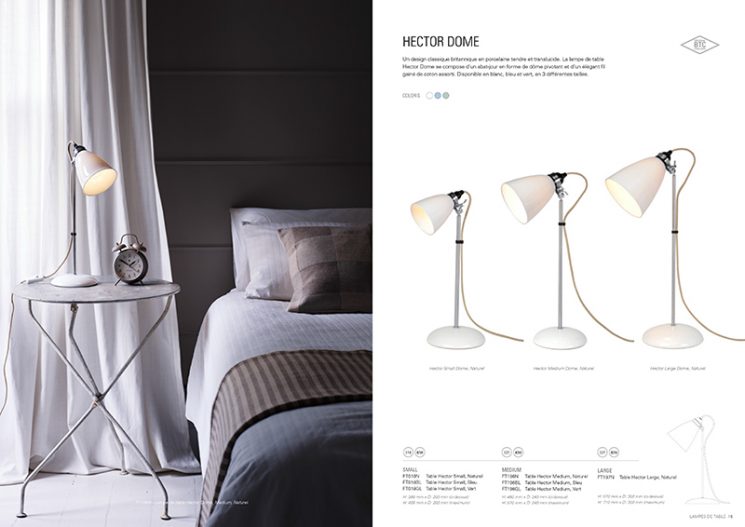 Catalogue Original BTC - Lampe de table Hector