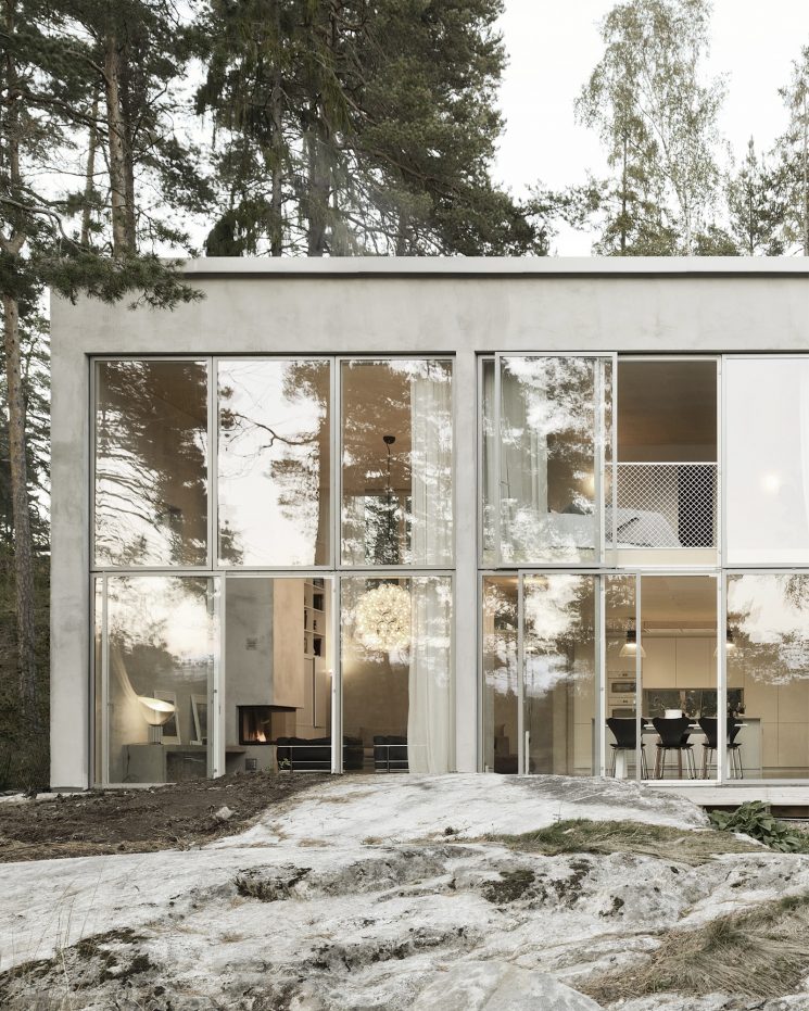 Six walls house à Nacka en Suède par Arhov Frick Architecte