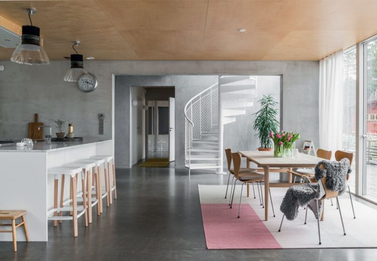 Six walls house à Nacka en Suède par Arhov Frick Architecte