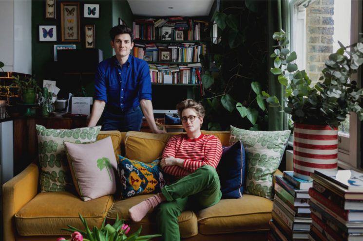 Le goût des couleurs. Le goût du vert. | L'appartement de Luke Edward Hall et Duncan Campbell à Londres