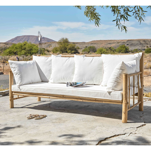 Banquette de jardin en bambou, Robinson sur Maisons du Monde