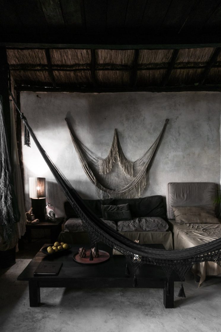 La décoration ethnique et wabi sabi || Hôtel Coqui Coqui à Tulum Mexique