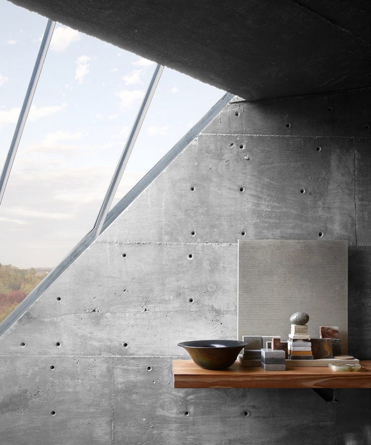 Sous l'influence du brutalisme | Mell Lawrence architects Concrete studio Austin