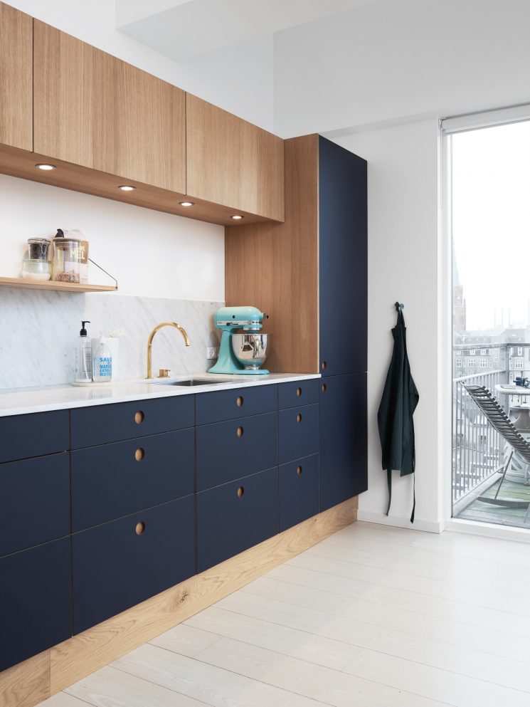 Reform ou comment relooker une cuisine Ikea - Cuisine Basis couleur bleu navy