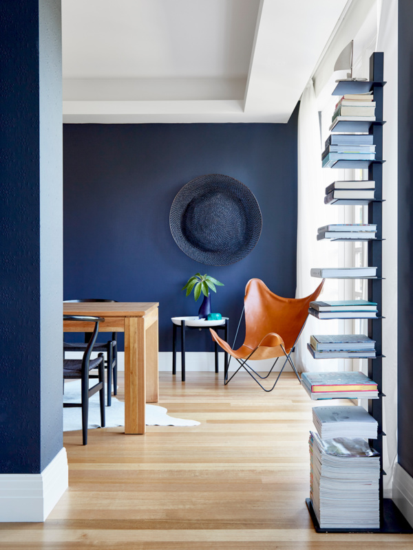 Blue mood en déco || La maison de Sarah et Ger McCormack and Family près de Melbourne