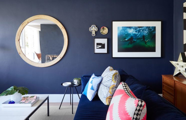 Mood blue en déco || La maison de Sarah et Ger McCormack and Family près de Melbourne