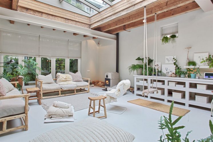 Le loft baigné de lumière d'Irène Mertens à Amsterdam, propriétaire de Sukha