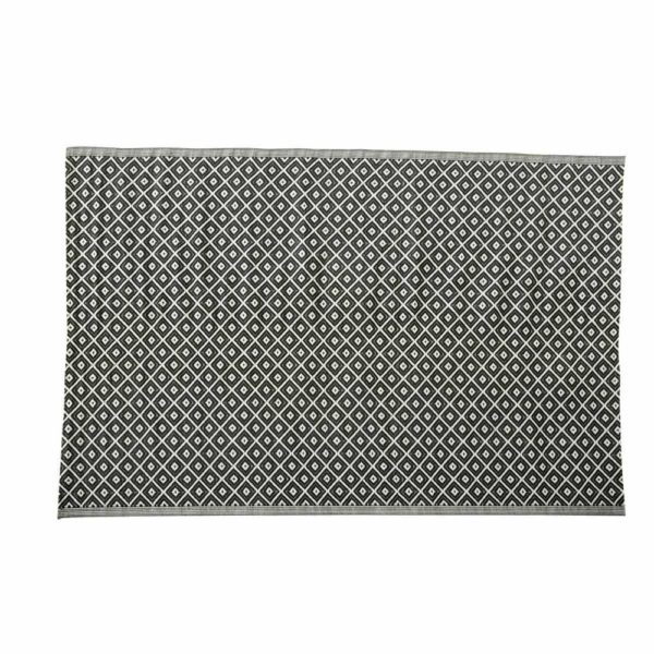 Tapis d'extérieur en polypropylène noir et blanc, Tamari sur Maisons du Monde