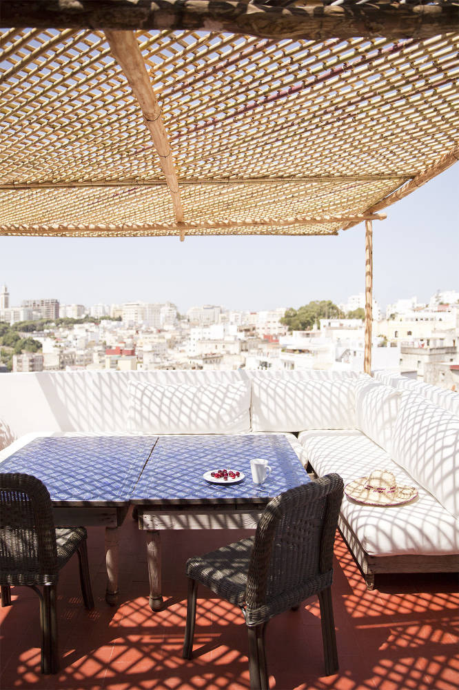 A l'ombre des canisses || Une terrasse à Tanger