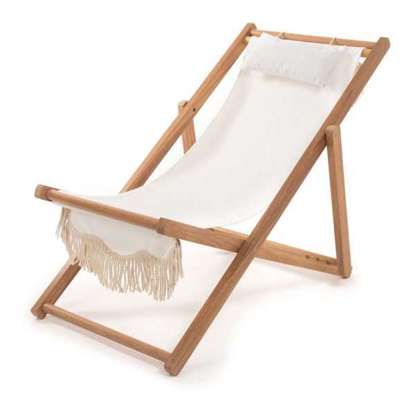 Chaise longue blanc antique Sling Premium - Business & Pleasure Co.