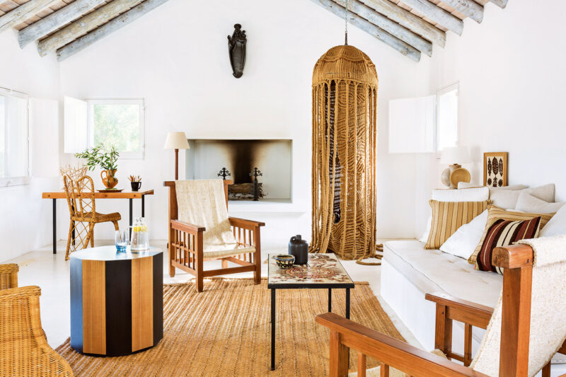 Maison à Comporta qui joue la carte rustique et vintage Maison à Comporta qui joue la carte rustique et vintage