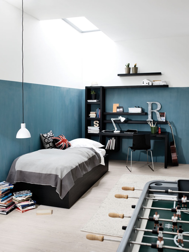 Une chambre d'ado de style industriel