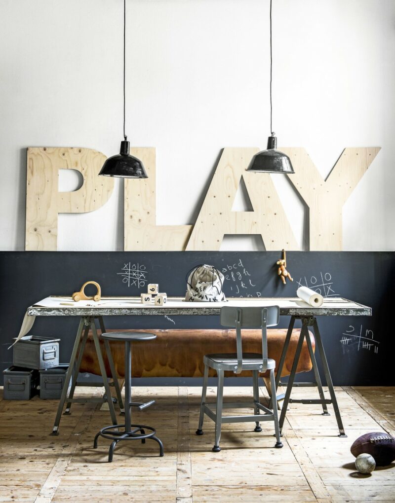 Une déco de style atelier industriel Une déco de style atelier industriel