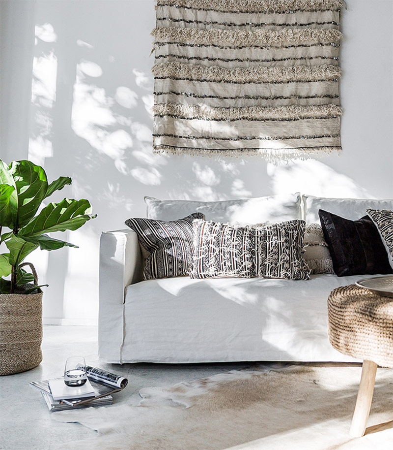 Un salon scandicraft par Indie Home Collective