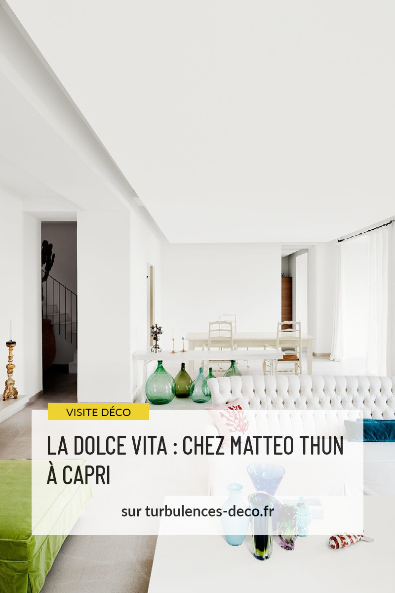 La dolce vita : Chez Matteo Thun à Capri à retrouver sur Turbulences Déco La dolce vita : Chez Matteo Thun à Capri à retrouver sur Turbulences Déco