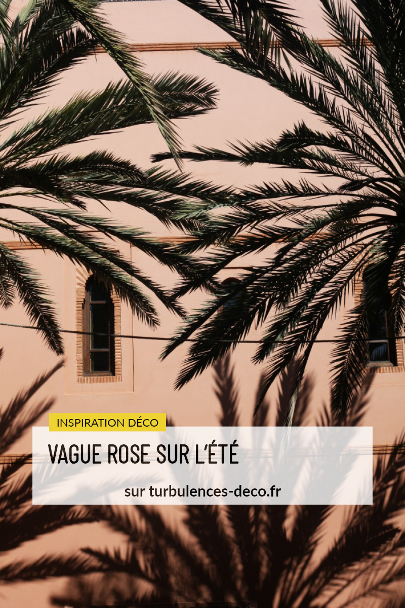 [ Inspiration déco ] Vague rose sur l'été à retrouver sur Turbulences Déco