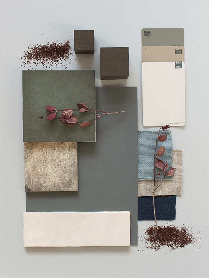 Dulux Colour Forecast 2021 - Retreat Moodboard Dulux Colour Forecast 2021 - Retreat Moodboard