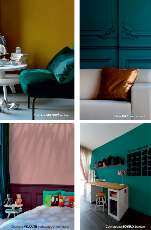 Les belles couleurs de la marque Pure & Paint