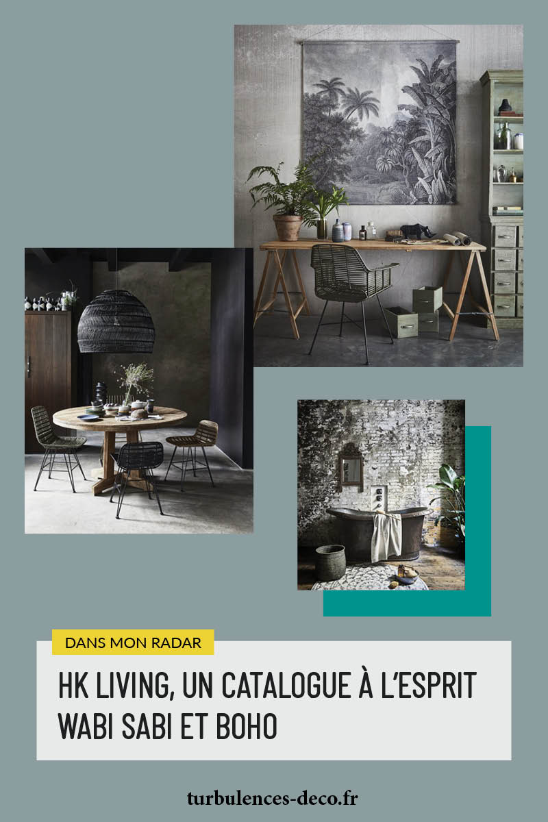 HK Living, un catalogue à l'esprit wabi sabi et boho à retrouver sur Turbulences Déco